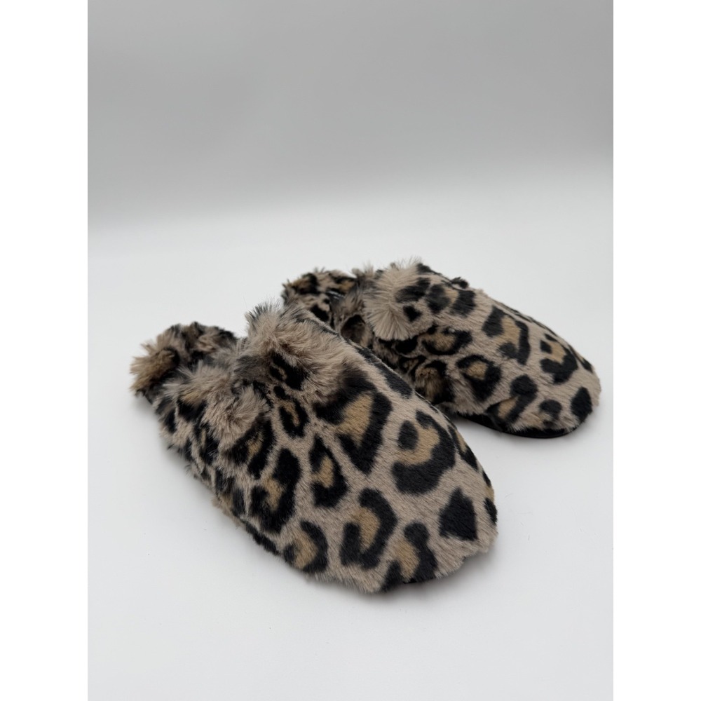 NWT Generation Love Esther Faux Fur Slippers Animal Leopard Size Small 5-7